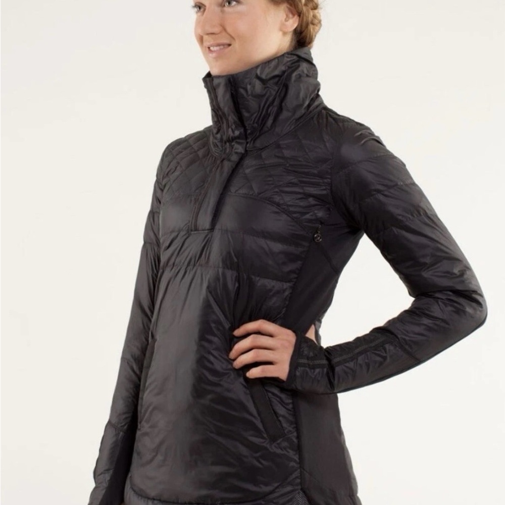 Lululemon What the Fluff Lightweight Pullover Goose Down Puffer Black